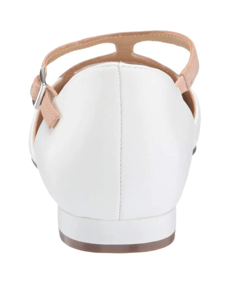 Naturalizer Women Flats Hana, White Leather 7 Naturalizer Women Flats Hana, White Leather - Image 5