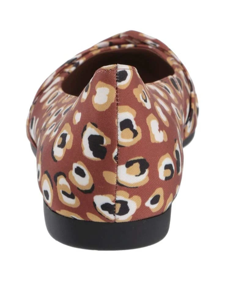 Naturalizer Women Flats Renata, Brown Multi Spotted Leopard Fabric 7 Naturalizer Women Flats Renata, Brown Multi Spotted Leopard Fabric - Image 5