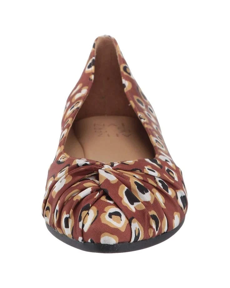 Naturalizer Women Flats Renata, Brown Multi Spotted Leopard Fabric 9 Naturalizer Women Flats Renata, Brown Multi Spotted Leopard Fabric - Image 7