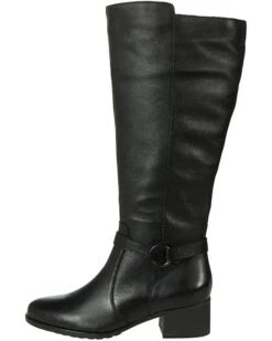 Naturalizer Women Boots Davis, Black Waterproof Wide Calf -NATURALIZER Sales 61mh48EI7bL. AC SR736920