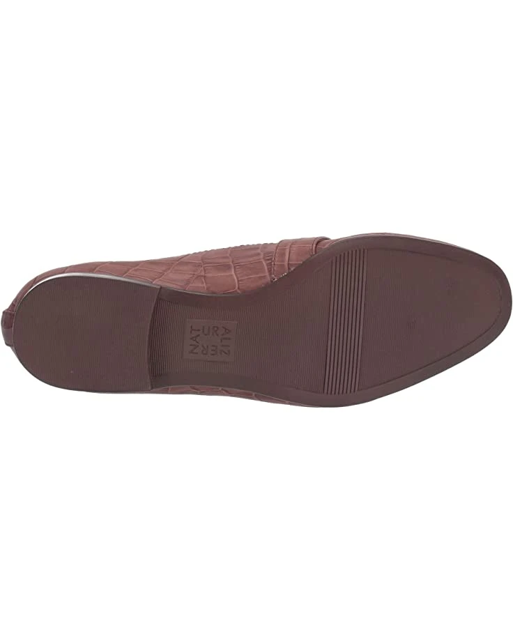 Naturalizer Women Loafers Janie, Cocoa Powder Crocco Print Leather 5 Naturalizer Women Loafers Janie, Cocoa Powder Crocco Print Leather - Image 3