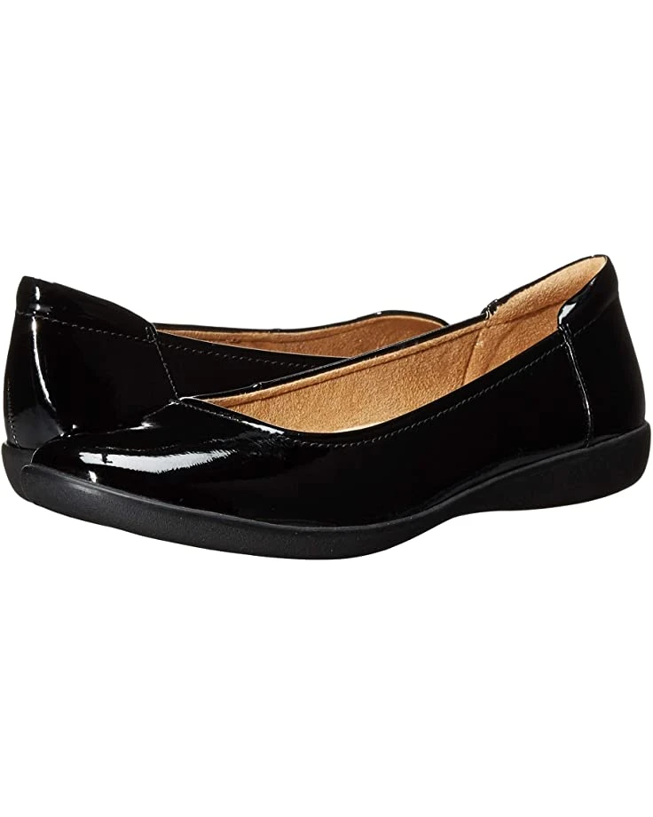 Naturalizer Women Flats Flexy, Black Synthetic Patent 3 Naturalizer Women Flats Flexy, Black Synthetic Patent