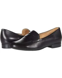 Naturalizer Women Loafers Karma, Black Leather