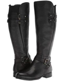 Naturalizer Women Boots Jackie, Black Leather