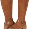 Naturalizer Women Boots Adler, Tan Wide Calf