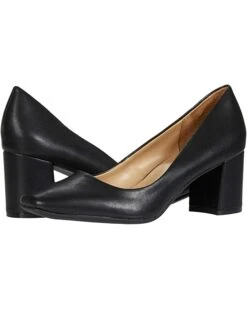 Naturalizer Women Heels Warner, Black Smooth