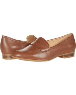 Naturalizer Women Loafers Karma, Brown Leather