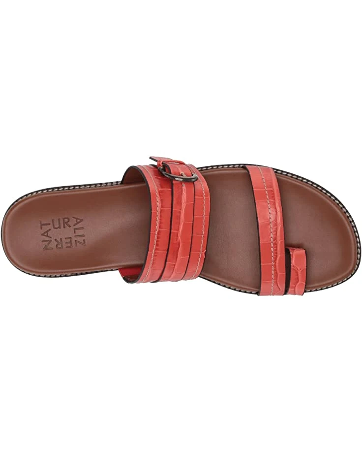 Naturalizer Women Sandals Karlie, Mango Spice Croco Print Leather 4 Naturalizer Women Sandals Karlie, Mango Spice Croco Print Leather - Image 2