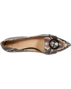 Naturalizer Women Flats Barton, Brown Tonal Snake Print Leather -NATURALIZER Sales 71l24qbzRTL. AC SR736920