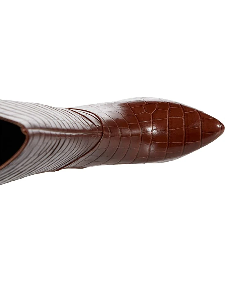 Naturalizer Women Boots Melanie Regular Shaft, Lodge Brown Croco Print Leather 4 Naturalizer Women Boots Melanie Regular Shaft, Lodge Brown Croco Print Leather - Image 2