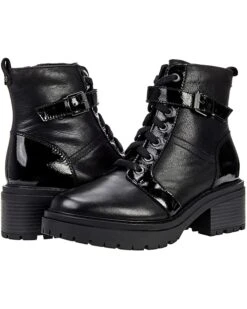 Naturalizer Women Boots Jac, Black Leather