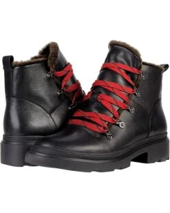 Naturalizer Women Boots Julian Waterproof, Black Leather